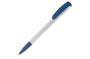 TopPoint LT87951 - Deniro ball pen hardcolour WHITE / DARK BLUE