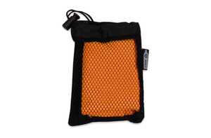 TopPoint LT91204 - R-PET cooling towel 30x80cm Black / Orange