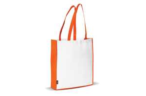 TopPoint LT91479 - Carrier bag non-woven 75g/m² White / Orange