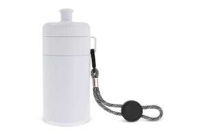 TopPoint LT98785 - Sports bottle with edge and cord 500ml White / White