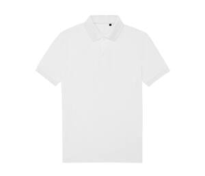 B&C BCU428 - Men's 65/35 recycled polyester poloshirt White