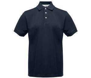 BLACK&MATCH BM100 - Contrasting button poloshirt Navy / White