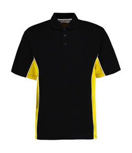 Gamegear KK475 - Classic Fit Track Polo Navy/Mid Yellow/White