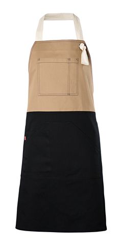 Velilla 404210B - TWO-TONE BIB APRON