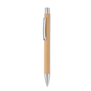 GiftRetail MO2067 - OLYMPIA Recycled paper push ball pen Beige