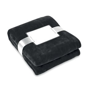 GiftRetail MO9088 - DAVOS Blanket flannel Black