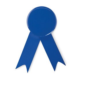 GiftRetail MO2180 - LAZO Ribbon style badge pin Royal Blue