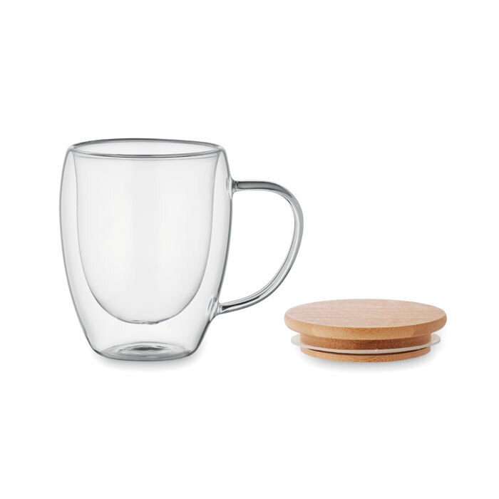 GiftRetail MO2198 - TIRAL Double wall borosilicate mug