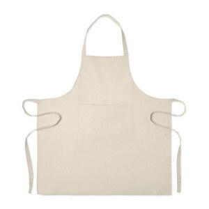 GiftRetail MO2265 - CUINA Recycled cotton Kitchen apron Beige