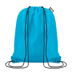 GiftRetail MO9440 - SHOOPPET 190T RPET drawstring bag Turquoise