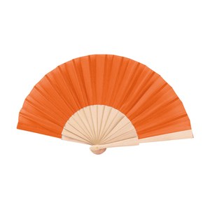 EgotierPro 28500 - 23 cm Wooden and Polyester Fan WOOD