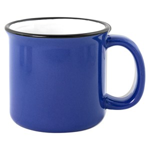 EgotierPro 38534 - Vintage Ceramic Mug, 280ml, Various Colors ENAMEL