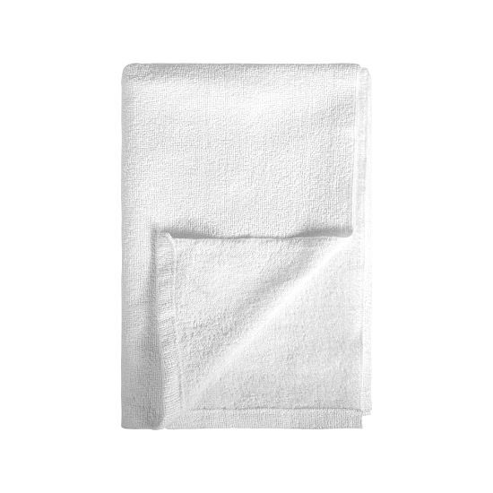EgotierPro 52035 - 300 gr/m² White Towel Polyester/Cotton CAICOS