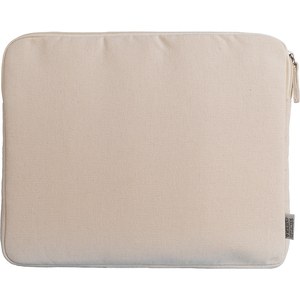 EgotierPro 53025 - Recycled Cotton Computer Case for 14" Laptops ZANTE Natural
