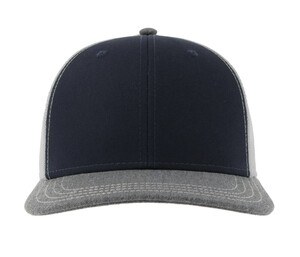 ATLANTIS HEADWEAR AT256 - Trucker style cap Navy/Grey/White