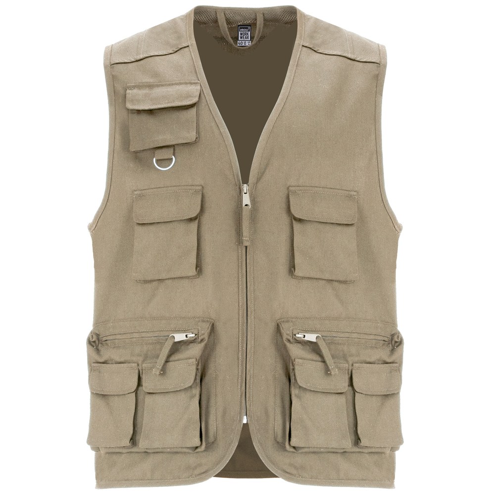 Roly CC9111C - VENERA Multi-pocket work vest with v-neck