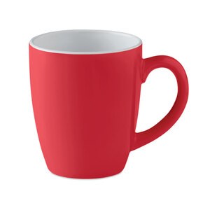 GiftRetail MO9242 - COLOUR TRENT Ceramic coloured mug 290 ml Red