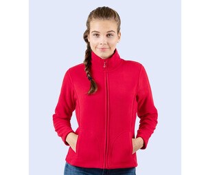 Starworld SW750 - Womens Straight Sleeve Big Zip Sweatshirt