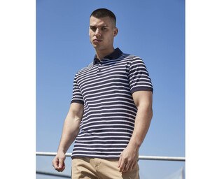 Front Row FR230 - Striped Jersey Polo Shirt