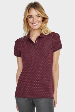 SOLS 01707 - Brandy Womens Polka Dot Polo Shirt