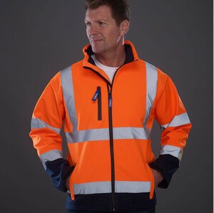 Yoko YKK09 - High Visibility Softshell Jacket