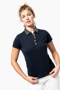 Kariban K261 - Ladies’ two-tone jersey polo shirt