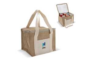 TopEarth LT95265 - Cooler bag Jute square 22x18x18cm