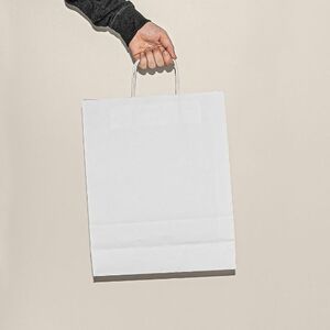 EgotierPro 52090 - Automatic Eco-Friendly Paper Bag with Handle KALI